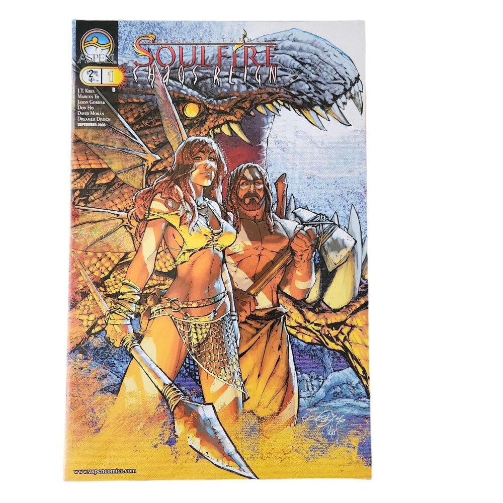 Aspen Soulfire Chaos Reign #1 2006 Comic Book Collector Bagged Boarded